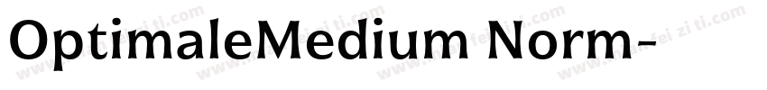 OptimaleMedium Norm字体转换